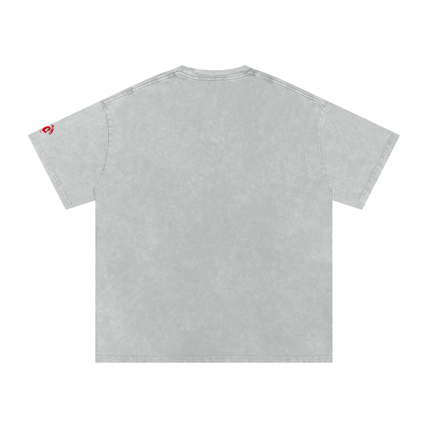 BK SYMBOL 1 Snow Washed Oversized Cotton T-Shirt