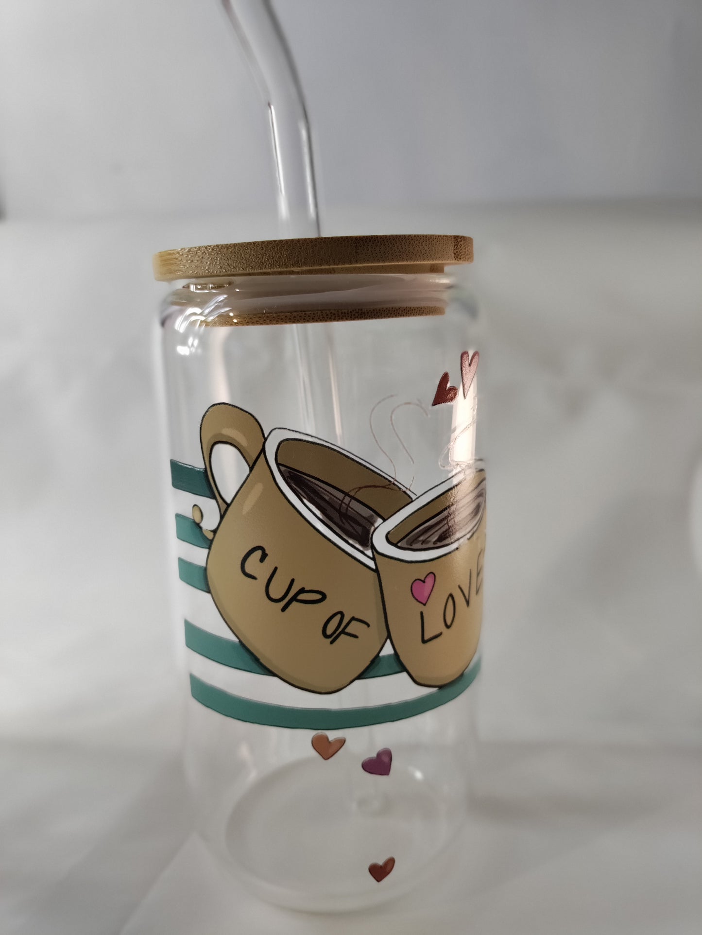 Libby Glass  Cups with Straws