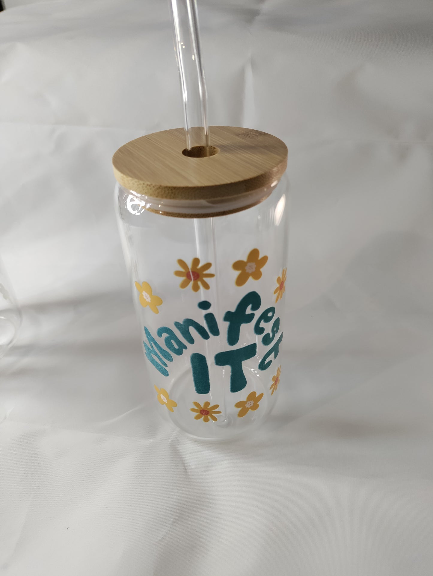 Libby Glass  Cups with Straws