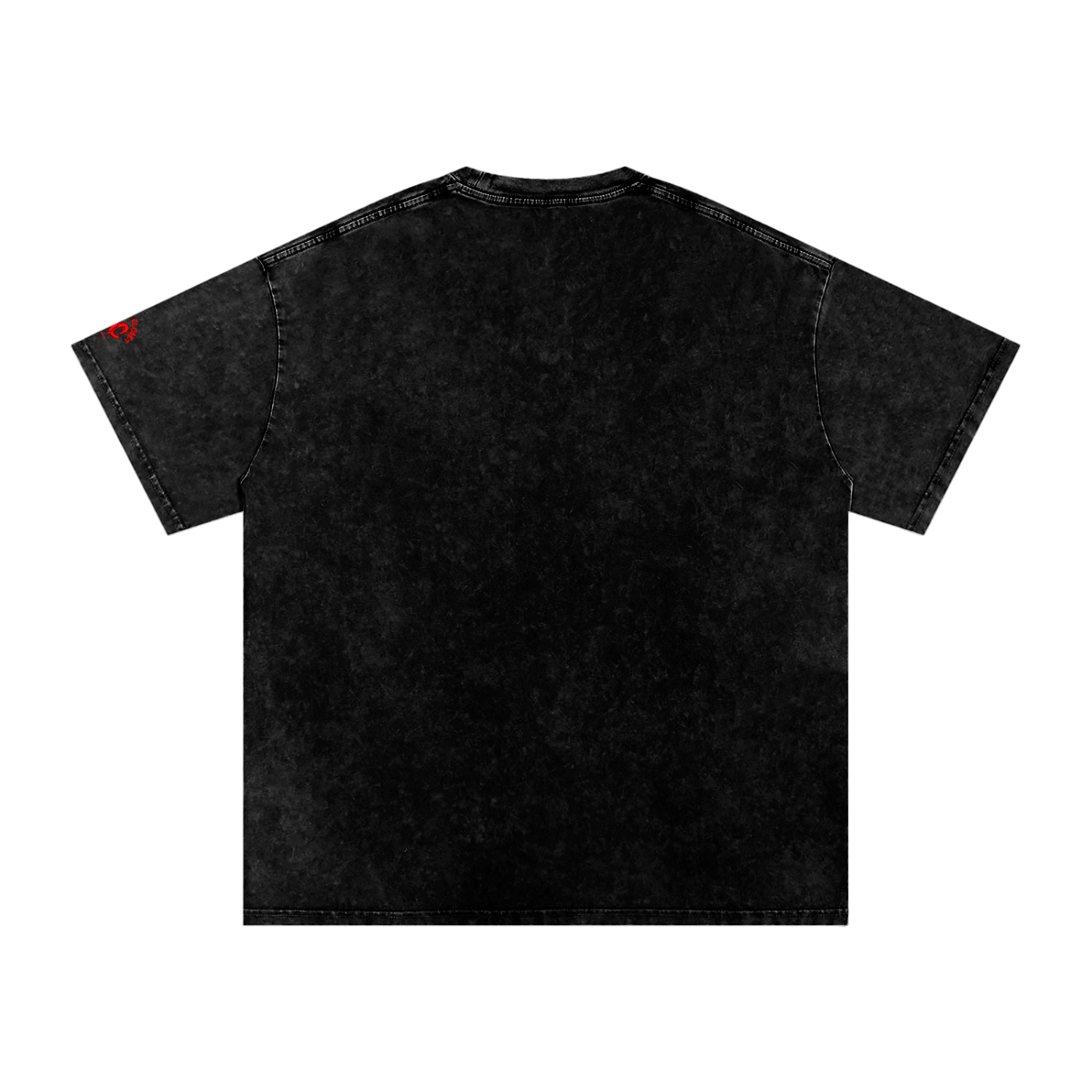 BK SYMBOL 1 Snow Washed Oversized Cotton T-Shirt