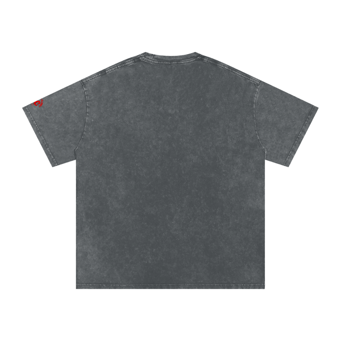 BK SYMBOL 1 Snow Washed Oversized Cotton T-Shirt