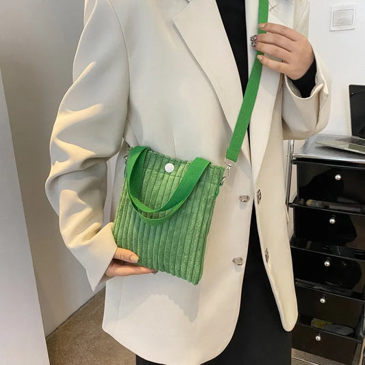 CORDUROY CROSSBODY BAG